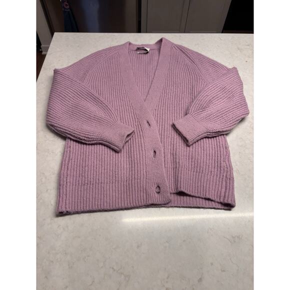 Essential Antwerp Lilac Shaker Sweater Small - Picture 1 of 11